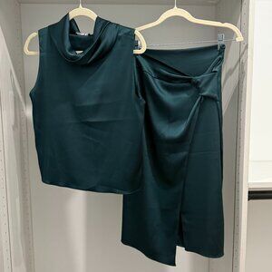 Zara Sleeveless top with Skirt